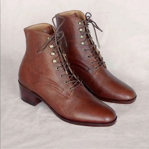 The Dawn Boot in Walnut Leather